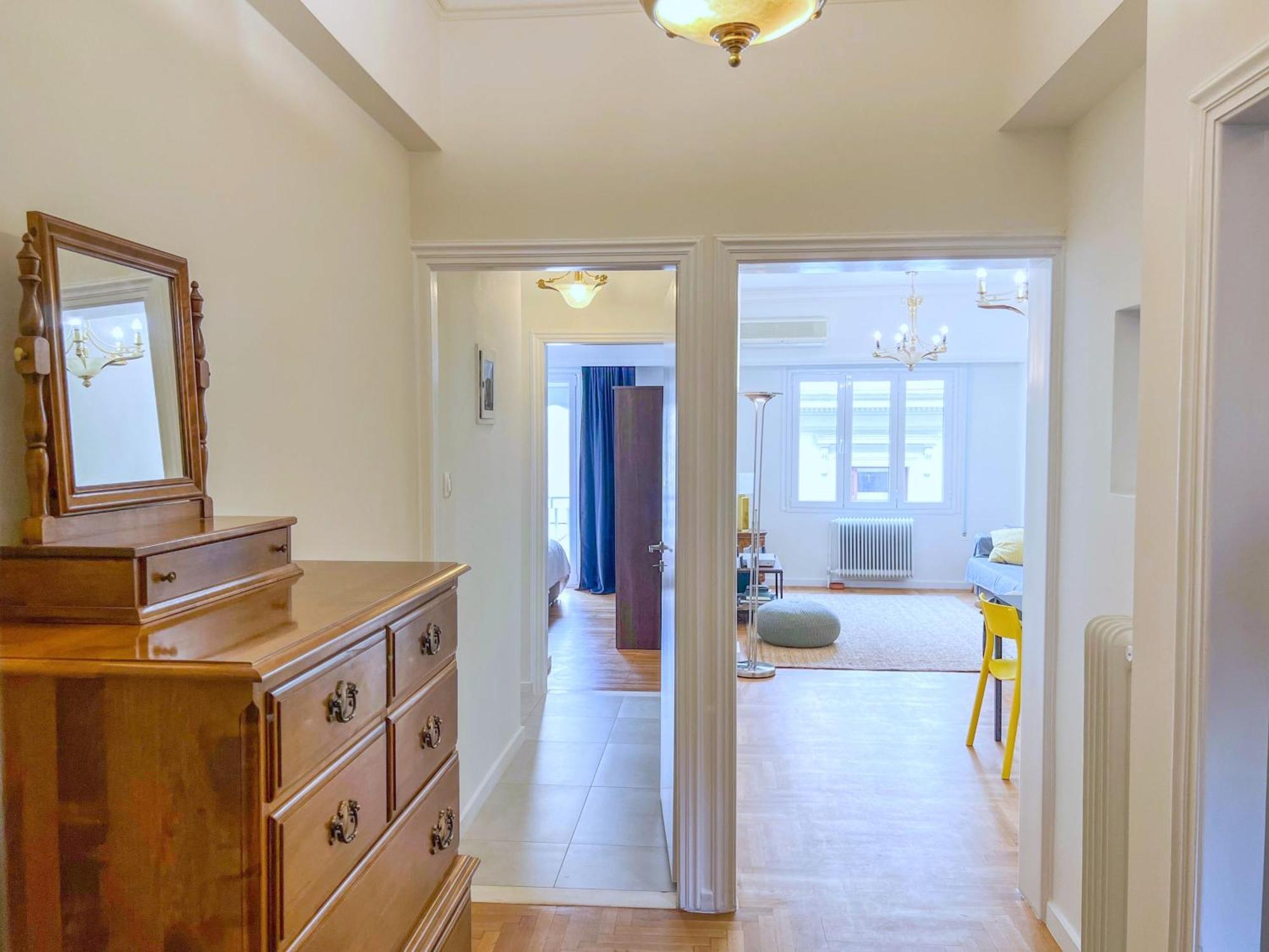 Family Two Bedroom Apartment Benaki Athena Bagian luar foto